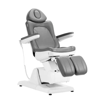 Azzurro 870S elektriskais pedikīra krēsls, 3 motori, pelēks