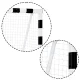 Neo-Sport NS-495 futbola vārti 300 x 200 x 90 cm, melni/balti