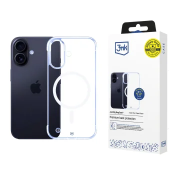 3mk Just20g MagCase vāciņš iPhone 16 Plus, Caurspīdīgs