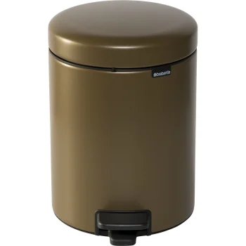 Atkritumu tvertne ar pedāli Brabantia NewIcon 5 L, Warm Brass