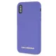 Karl Lagerfeld Silicone vāciņš Apple iPhone X / Xs, Violets
