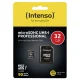 Intenso microSDHC atmiņas karte 32GB Professional UHS-I U3 V30 Class 10 ar SD adapteri