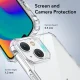 Apple iPhone 13 / 14 6.1\'\' ESR Air Armor TPU Case Cover, Transparent | Caurspīdīgs Silikona Vāciņš Maciņš...
