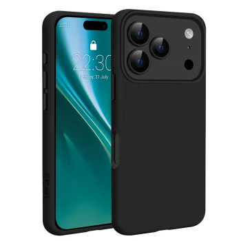 Etteri Silicone Mag vāciņš priekš iPhone 17 Pro / 18 Pro, melns