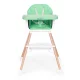 Ecotoys HC508 2-in-1 bērnu barošanas krēsliņš, zaļš