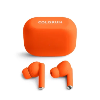 Colorum CTWS-10 TWS bezvadu austiņas, oranžas