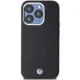 BMW Signature Wrapped Metal MagSafe vāciņš iPhone 14 Pro, melns
