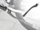 Regulējama alumīnija velosipēda atbalsta kājiņa, melna