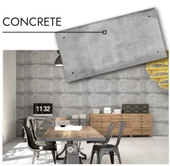 Dekoratīvais sienas panelis CONCRETE, 500 x 1000 x 3 mm