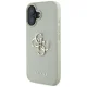 Guess Grained Big 4G Logo Small Classic Logo vāciņš iPhone 16, zaļš