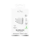 Puro SLIMPRO 30W USB-C GaN sienas lādētājs, balts
