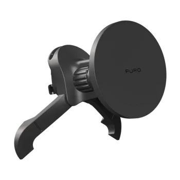 Puro regulējams auto telefona turētājs ar MagSafe PUSH12MAGBLK, melns