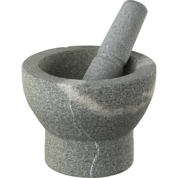 Granīta piesta Gefu Crunchy 17.3 cm, pelēka