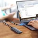 Ugreen CM400 M.2 NVMe SSD korpuss USB 3.2 Gen 2 (10 Gbps) ar 0.5m USB-C kabeli, pelēks