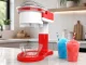 Slushy un granitas aparāts, 30 W, sarkans/balts