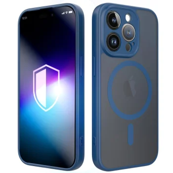 Vāciņš 3mk Misty MagCase, Apple iPhone 15 Pro, MagSafe, zils