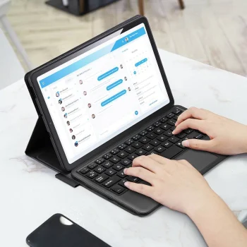 Dux Ducis TK Series Bluetooth tastatūras vāciņš Samsung Tab S6 Lite - Melns
