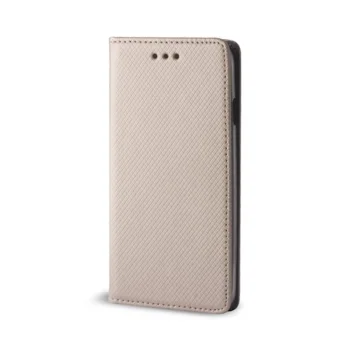 Xiaomi Redmi 9A Smart Magnetic Case Cover Stand, Gold | Telefona Vāciņš Maciņš Apvalks Grāmatiņa
