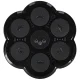 Interaktīvs boksa trenažieris pie sienas ar Bluetooth, LED un cimdiem KX3007, melns
