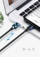 Ugreen US287 USB-A / USB-C lādēšanas un datu kabelis 2A 1m, Melns