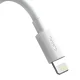 Baseus Simple Wisdom USB uz Lightning kabelis 1.5m 2.4A (2 gab.), Balts