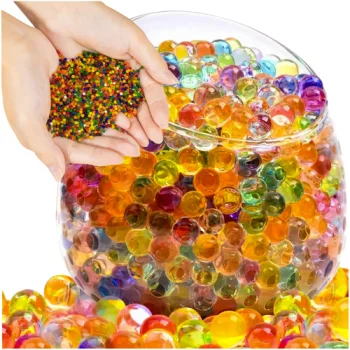 Hidrogēla bumbiņas augiem un ziediem, 20 x 5g, daudzkrāsainas