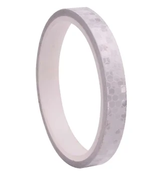 Atstarojošā līmlente velosipēdiem 1cm x 8m Sudraba