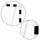 Neo-Sport NS-464 Futbola vārti 180x120x60 cm, Melni/Balti
