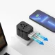 Universāls ceļojumu adapteris Tech-Protect TA200 EU / UK / US / AU, melns