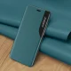 Eco Leather View Case atverams vāciņš iPhone 13 mini ar statīvu, oranžs