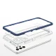 Caurspīdīgs vāciņš Samsung Galaxy A72 4G Clear 3in1, zils