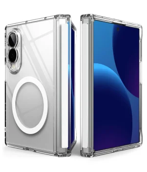 Ringke Fusion Flap Magnetic MagSafe vāciņš Samsung Galaxy Z Fold 8, caurspīdīgs