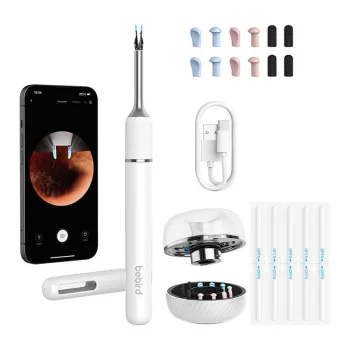 Bebird Note5 pro otoskops ar ausu tīrīšanas kameru, balts