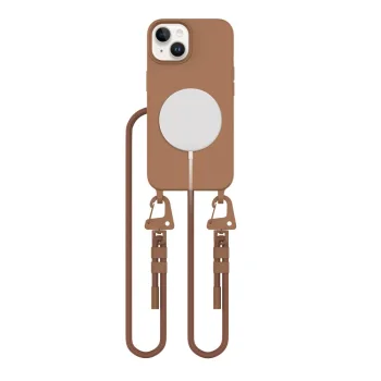 Tech-Protect iPhone 14 vāciņš MagNecklace MagSafe, brūns
