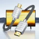 Orico H4CY HDMI 2.0 4K video kabelis, 1 m, melns