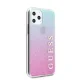 Guess iPhone 11 Pro Max vāciņš Glitter Gradient, rozā/zils