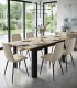 Izvelkams ēdamgalds 120-160x80 cm 4-6 personām, artisan ozols