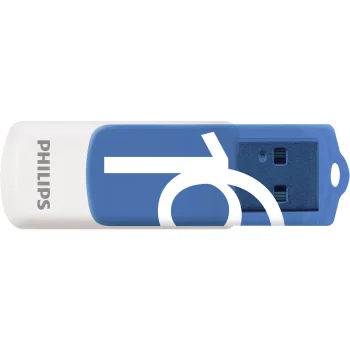 USB zibatmiņa Philips Vivid Edition 16GB USB 2.0, Ocean Blue