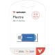 USB zibatmiņa Verbatim Plectra 30235 512 GB USB-C, zila