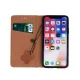Samsung Galaxy A16 4G / 5G ( SM-A166 / SM-A165 ) Genuine Leather Wallet Phone Cover, Brown | Telefona Vāciņš...