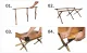Alumīnija saliekamais piknika tūrisma galds, 120x60cm | Aluminium Picnic Folding Table