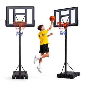 Movepro brīvi stāvošs basketbola grozs ar regulējamu augstumu līdz 305 cm