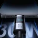 Joyroom S-A16 Pro USB-C uz Lightning kabelis 30W ar displeju 1.2m, melns