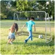 Neo-Sport Liela futbola vārti 215x153x76 cm + mērķēšanas paklājs