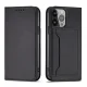 Magnet Card Case atverams vāciņš maciņš grāmatiņa iPhone 13 Pro Max, melns