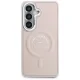 Karl Lagerfeld Embossed Ring RSG Logo MagSafe vāciņš Samsung Galaxy S26+, rozā