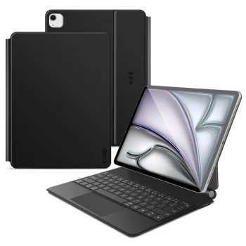 Tech-Protect iPad Pro 12.9 / Air 13 vāciņš Smartcase Magnetic ar tastatūru, melns