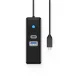 Orico PW3UR25-C3 3 portu USB centrmezgls ar RJ45 2.5G Ethernet, 1m, melns