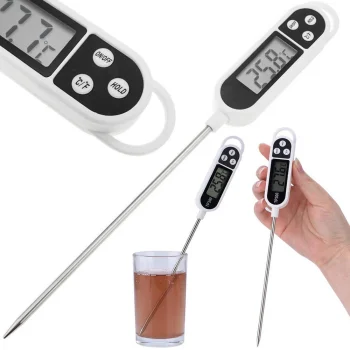 Virtuves termometrs ar zondi, 24 cm