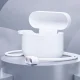 Silikona maciņš 3mk Apple AirPods Pro 3 austiņām, balts